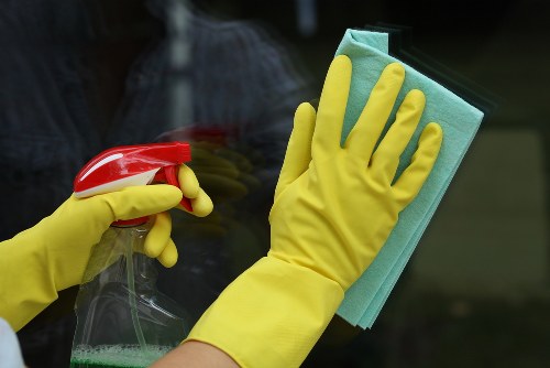 Professional one off cleaning in a modern home interior