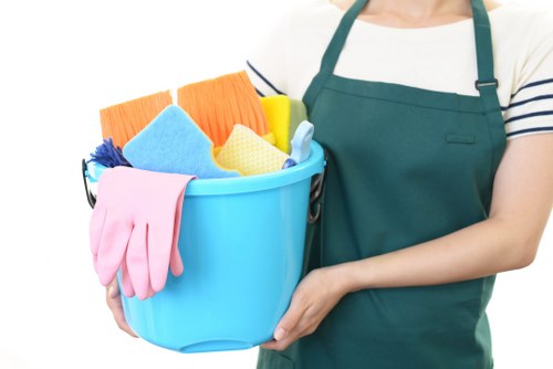 Professional sofa cleaning in a bright living room