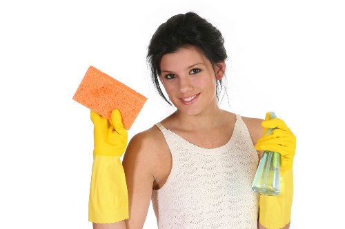 Upholstery stain removal during sofa cleaning