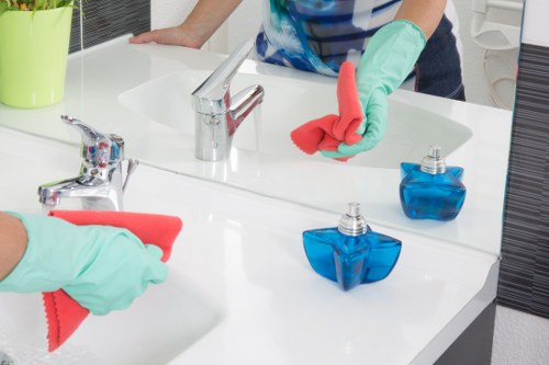 Professional workplace cleaned and maintained on a regular schedule