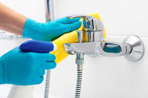 Window cleaning tools and equipment used for glass maintenance
