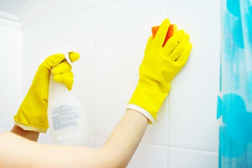 Final inspection-ready room after tenancy cleaning