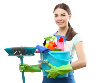 Clean carpet improving indoor air quality in a home