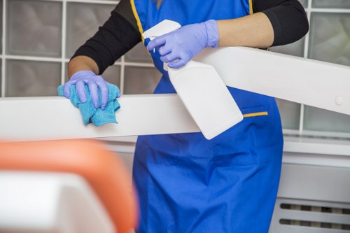 Detailed move in cleaning service in kitchen and living space